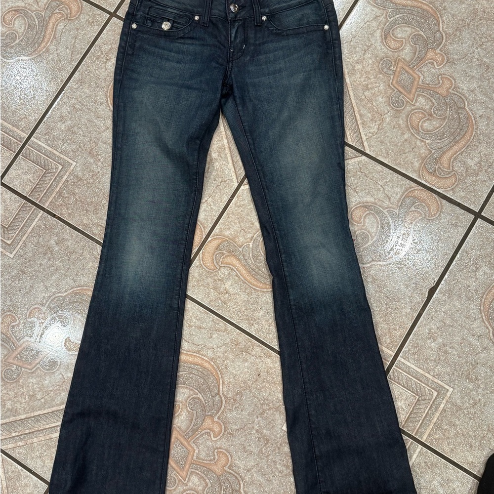 Women's Dark Brown Blue Guess Premium Jeans